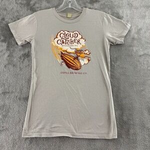 Odell Brewing Cloud Catcher Milkshake IPA T-Shirt Womens‎ M Gray Slim Fit